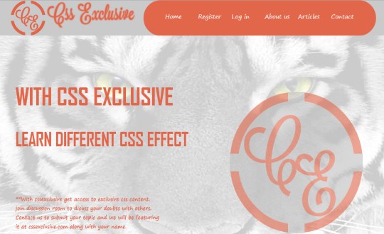 CSS-EXCLUSIVE||Innovating with CSS and CSS-3 animations